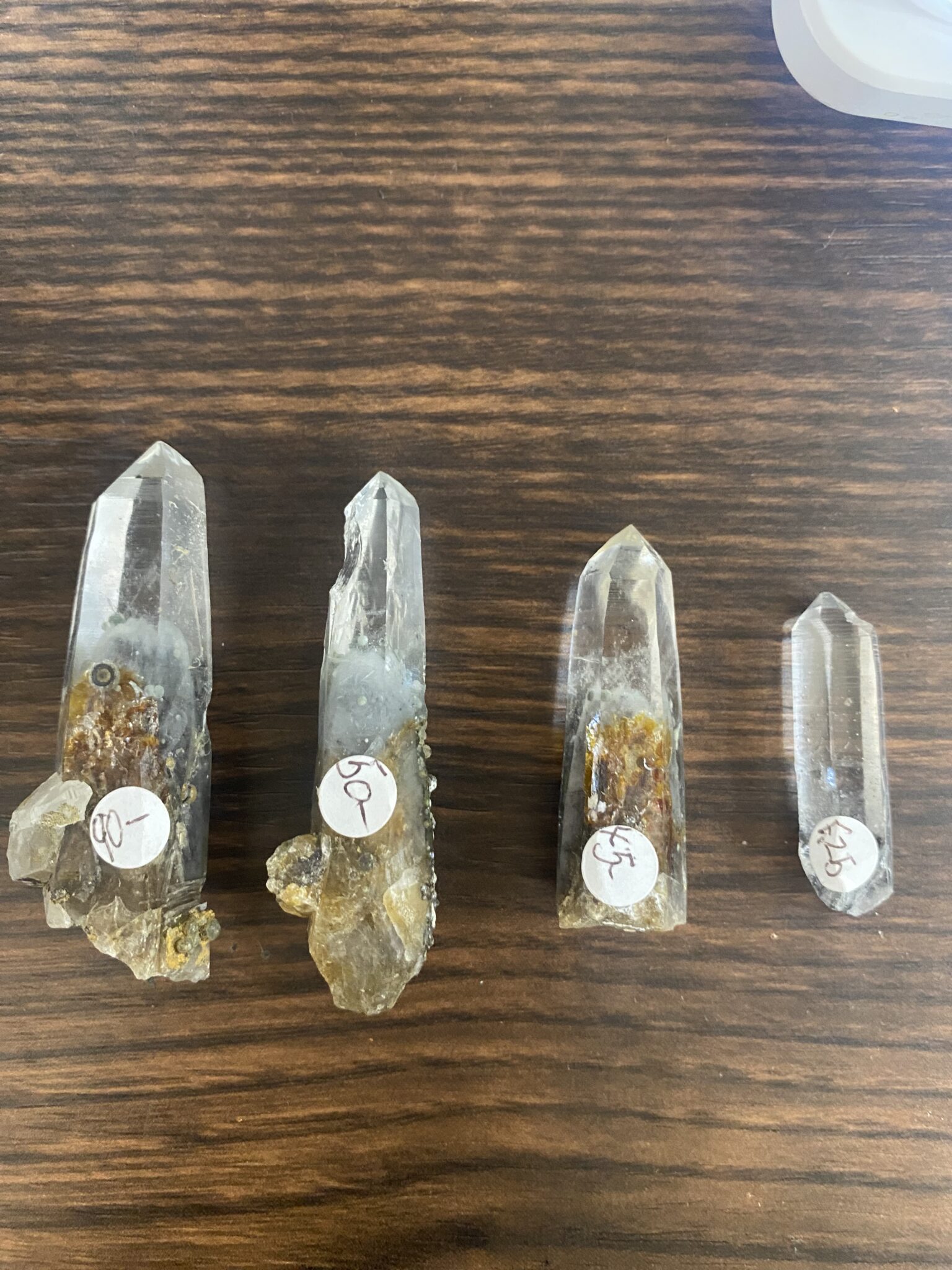 Chlorite spheres in Quartz with Hematite inclusions - Image 2