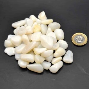 White Opal Tumbled Stones