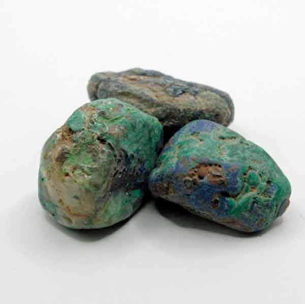 Azurite with Malachite