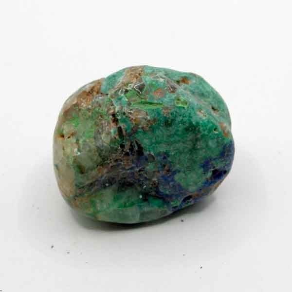 Azurite with Malachite