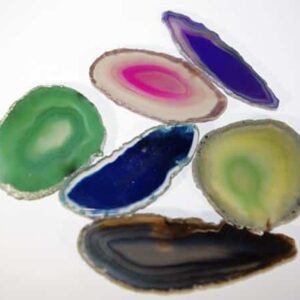 Dyed Agate Slices