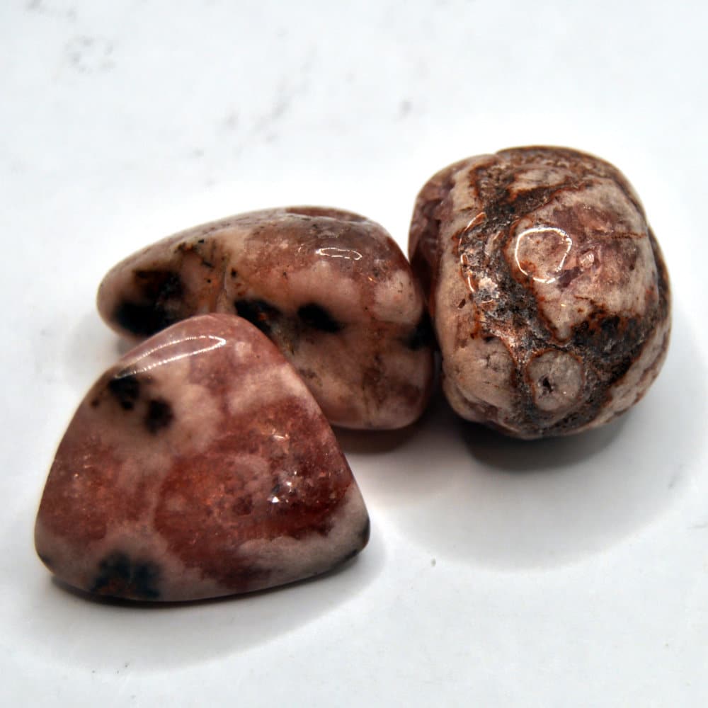 Pink Amethyst Tumbled Stones