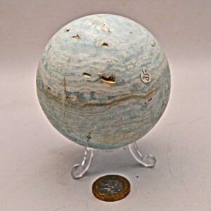 Caribbean Blue Calcite Sphere