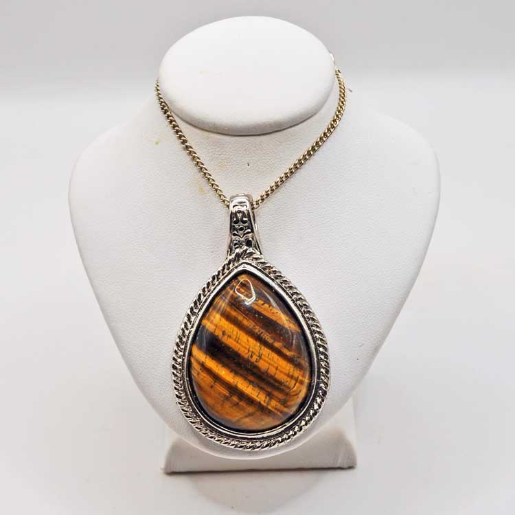 Large Tigers Eye Pendant