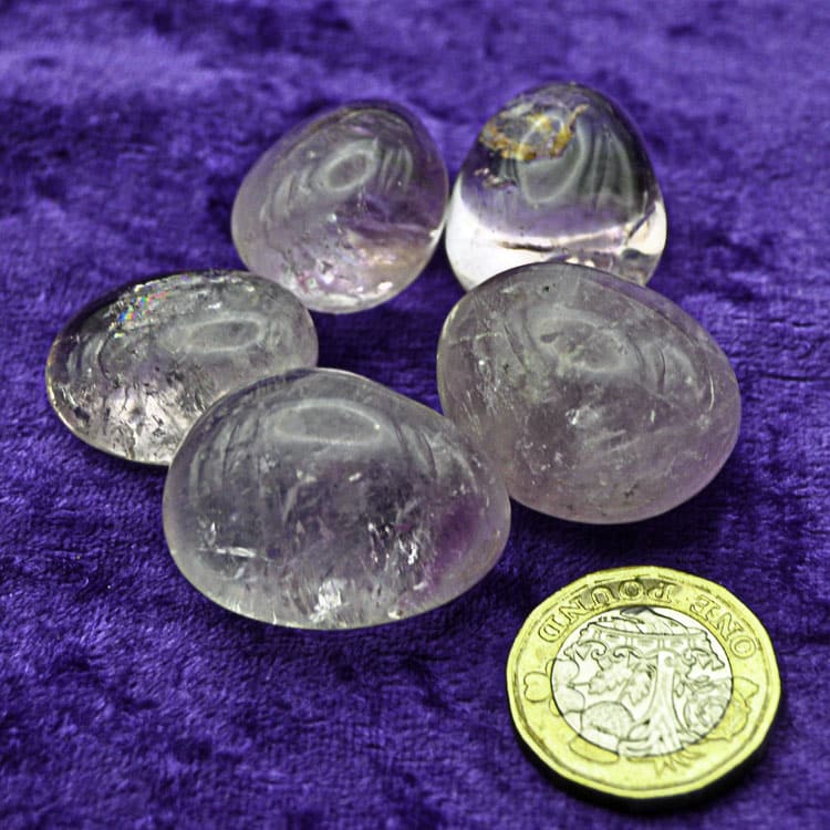 "Jelly" Amethyst Tumbled Stones