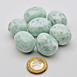 Snowflake Jade Tumbled Stones
