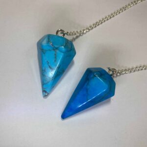 Blue Howlite Pendulum