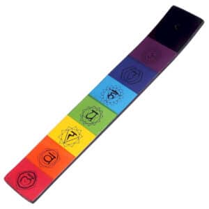 rainbow chakra incense holder