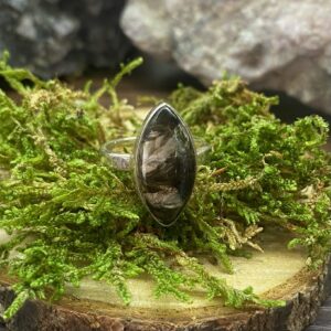 Black Golden Seraphinite Ring