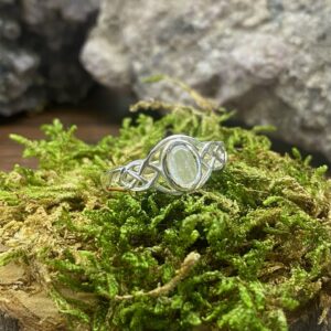 Rainbow Moonstone Ring